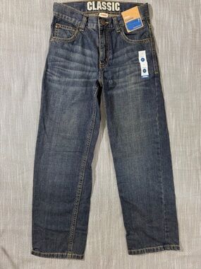 Classic boys Dark Blue Straight Jeans